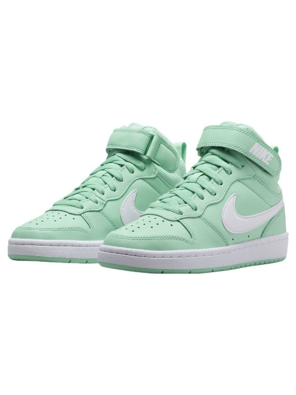 Nike Court Borough Mid 2 CD7782-300 Sneaker Big Kids Emerald Rise Mint Youth 6